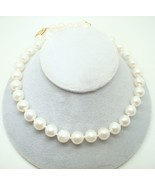 Cultured Pearl Strand Necklace with 14k Gold Clasp (#J2712) - £309.89 GBP