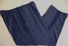 Women&#39;s Alfred Dunner Cape Hatteras Pull On Pants SZ 18P Blue NEW - $29.36