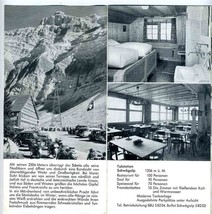 SANTIS Ski Brochure 1950&#39;s Switzerland Cable Car in German Schnebenahn - £14.50 GBP