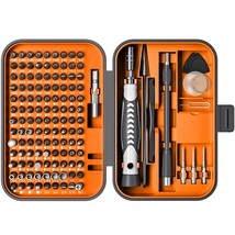 Precision Screwdriver Set, 130 In 1 With 120 Bits Repair Tool Kit, Magnetic Scre - £39.95 GBP