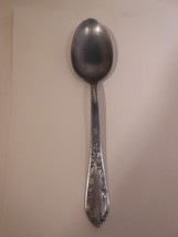 Amefa AFS1 Satin Stainless Flatware Holland Scroll Serving Spoon 8&quot; - £9.55 GBP