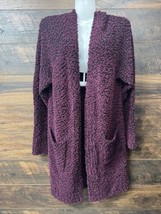 The bluivy Sweater Cardigan Small /Med Popcorn Knit Long Sleeve Pocket P... - £22.10 GBP