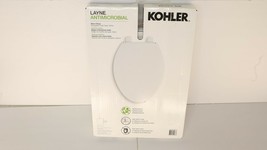 New! Kohler Layne Antimicrobial Quiet-close Elongated Toilet Seat - £21.83 GBP
