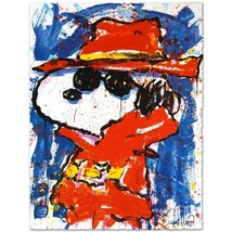 Tom Everhart Undercover En Hollywood Main Signée &amp; Numéroté Lithographie Snoopy - £2,461.32 GBP