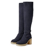 Free People Jasper Tall Boot Off-Black EU 39 (US Women&#39;s 9) M - $107.07 CAD