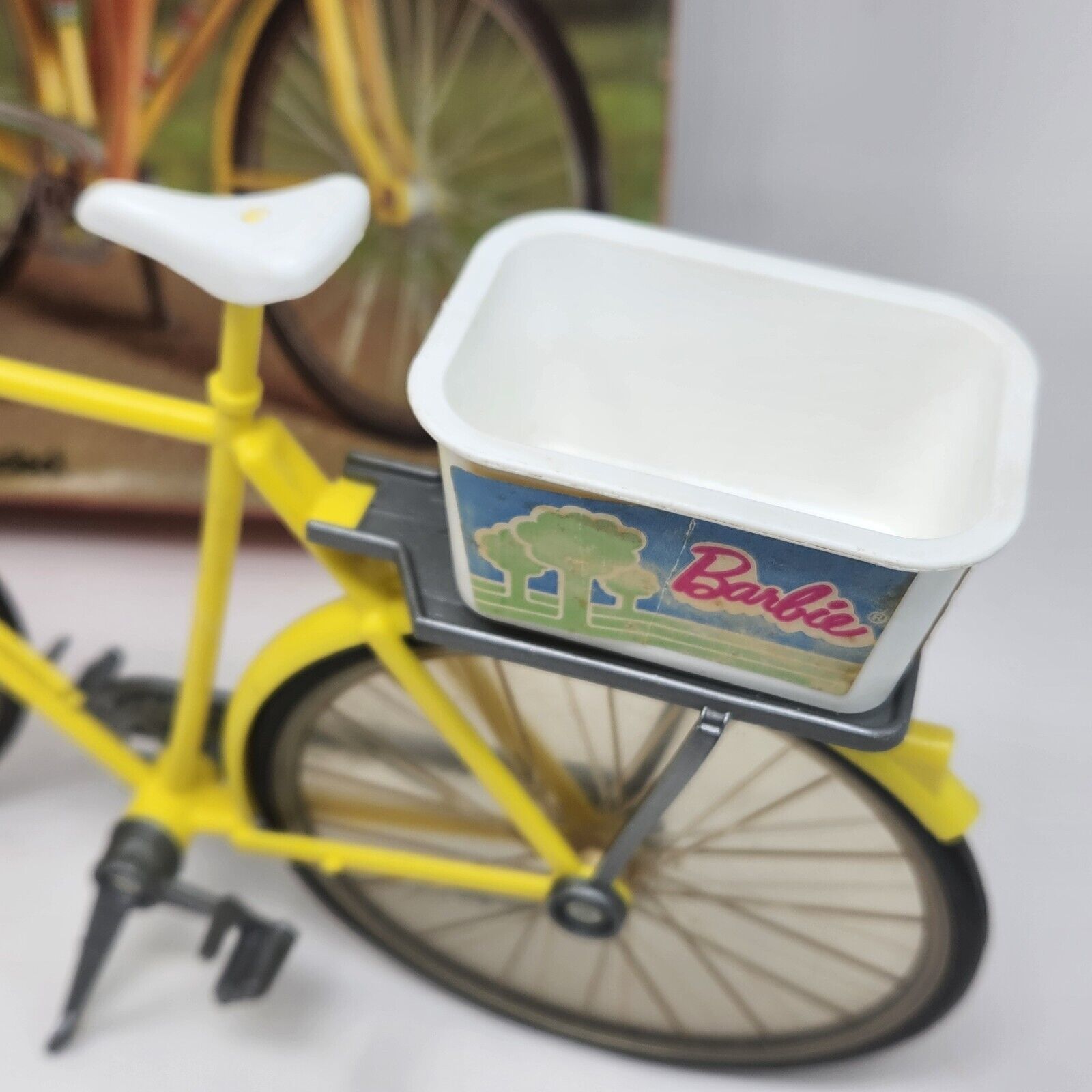 VINTAGE 1973 MATTEL BARBIE TEN SPEEDER YELLOW BIKE # 7777 IN ORIGINAL BOX Item image 6