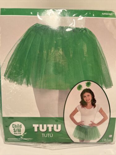 New Child Size Green Tutu Costume Piece S/M - $6.43