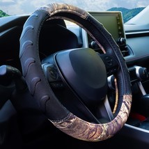 Mossy Oak Steering Wheel Cover with Comfort Grip; Heavy Duty 600D Oxford... - $32.90