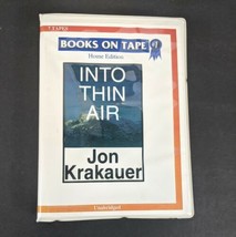 Into Thin Air Unabridged Audiobook by Jon Krakauer on Cassette Tape - $21.18