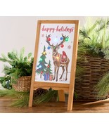 Kringle Express 26&quot; Illuminated Indoor/Outdoor Holiday Easel in Raindeer - £145.00 GBP