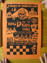 Big D And The Enfants Table Poster Concert Brighton Music Entrance Oct 2... - $89.89