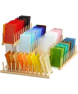 50pcs Vibrant Stained Glass Sheets 4x6 Inches Art Glass Packs for DIY Cr... - $1,926.01 MXN