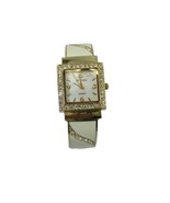 Vintage Bay Studio White Faux Crystal Bangle Watch Ladies Womens 53227 I... - £12.65 GBP