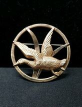 Vintage 1/20th 12k Gold Filled H.S.B. Flying Duck Mallard Pin Brooch 7.1... - $19.64