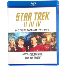 Star Trek II III IV Motion Picture Trilogy 3 Movie Blu-ray Sealed 2016 - £13.68 GBP