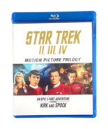 Star Trek II III IV Motion Picture Trilogy 3 Movie Blu-ray Sealed 2016 - £13.64 GBP