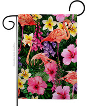 Hibiscus Flamingo - Impressions Decorative Garden Flag G155066-BO - $19.97