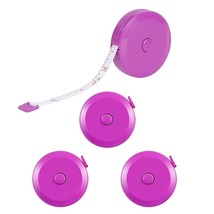 4 Pack Soft Retractable Measuring Tape,60-Inch 150Cm,Purple Double Scale... - £11.21 GBP