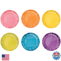 French Bull Melamine Assorted Plates-6 Piece Set -Melamine Dinnerware-Pl... - $35.04