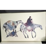 Watercolor Lithograph Print by Carol Grigg 40&quot; x 25.5&quot; Gallery Display - £236.54 GBP