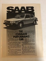 1977 Saab Car Vintage Print Ad pa8 - £7.32 GBP