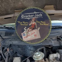 Vintage Cracker Jack Nut &#39;&#39;The Famous Confection&#39;&#39; Porcelain Gas &amp; Oil Sign - £98.77 GBP