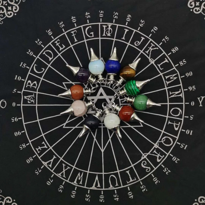 Tarot Tablecloth Pendulum Magic Pentacle Runes Tarot Altar Table Cloth 30x30cm D - $104.20