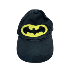 Berkshire DC Comics Toddler Batman Ballcap Adjustable Black Yellow Embroidered - £5.89 GBP