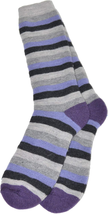 Women&#39;s Cozy Striped Alpaca Socks for Winter Comfort - £27.36 GBP