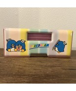 Vintage 1984 Sanrio Tuxedo Sam Pencil Case Vinyl puffy Magnetic Tuxedosa... - $148.49