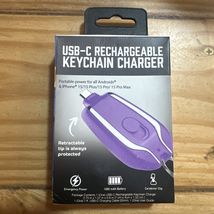 mini key chain portable charger 1000mA emergency power iphone black - $19.80