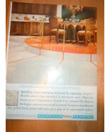 Vintage Kentile Vinyl Floors Print Magazine Advertisement 1961 - €4,29 EUR
