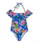 Kona Sol™ ~ Women&#39;s Size 20W ~ Multicolor Blue Floral/AG923 ~ One Piece ... - $56.13 CAD