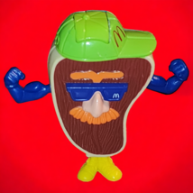 Vintage 1993 McDonalds Toys Changeables T-Bone Steak Action Figure - $3.94