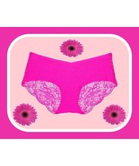 M  Hot Bali Pink w Lace Back NO SHOW Smooth Victorias Secret Hiphugger P... - £8.64 GBP