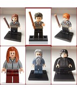 HARRY POTTER Minifigure +Stands Set or Single Hermione Ron Dumbledore Sn... - $8.49+