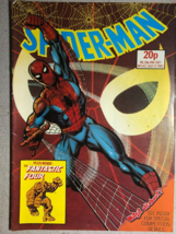SPIDER-MAN #542 (1983) Marvel Comics UK Bob Wakelin cover &amp; poster VG+/FN- - £14.00 GBP