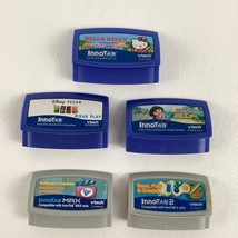 VTech InnoTab Game Cartridge Lot Disney Pixar Hello Kitty Dora Explorer ... - $24.70