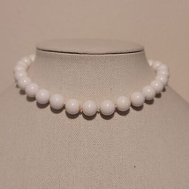 Vintage Marvella White Bead Necklace - £15.98 GBP