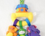 Kids II Noah&#39;s Ark Plush Rattle Crib Animals Stroller Hanging baby Toy Y... - $278.93 MXN