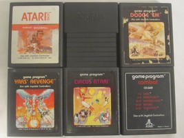 Lot Of 6 Atari 2600 Games Combat Frogger Baseball Yars Revenge Etc [Z81q] - £13.34 GBP