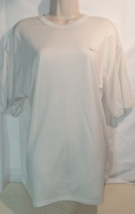 The Nike Tee Size Small Swoosh   White Shirt Dri Fit Athletic - £5.35 GBP