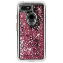 CaseMate Waterfall Case for Google Pixel 3 Rose Gold Pink Glitter Beads NEW - £3.89 GBP
