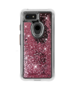 CaseMate Waterfall Case for Google Pixel 3 Rose Gold Pink Glitter Beads NEW - £3.87 GBP