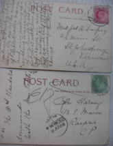 Two Vintage Post Cards of “The Golden Temple # 7005 Amritsar and #196 Madras Mus - £121.79 GBP