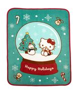 Kids Holiday Snowglobe Silky Soft Throw Blanket, 40X50, Sanrio - $445.23 MXN