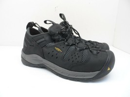 KEEN Men&#39;s Atlanta Cool II Utility Steel Toe Work Shoe 1023216 Black Size 8EE - £84.06 GBP