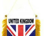 K&#39;s Novelties United Kingdom Mini Flag 4&quot;x6&quot; Window Banner w/Suction Cup - £2.31 GBP