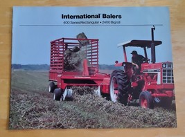 International Balers 400 Series Rectangular 2400 Sales Brochure Pamphlet Specs - £15.10 GBP