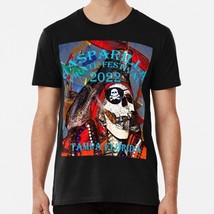 Gasparilla Pirate Fest 2022 Old Jose Gaspar Work Blue Text S-5XL USA T-Shirt - £17.60 GBP